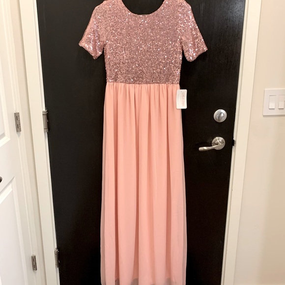 Sequin Bridesmaid/Prom Dress - Picture 1 of 4